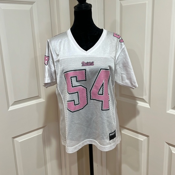 New England Patriots (Tedy Bruschi), women’s, size large football jersey. - Picture 1 of 4